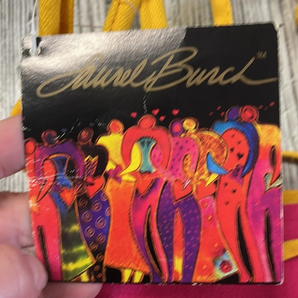 NWT Laurel Burch Colorful Sun Tote Bag Festivals Beach